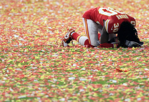 Imágenes del espectacular encuentro entre los Chiefs de Kansas City y los 49ers de San Francisco en el partido disputado en el Hard Rock Stadium de Miami.