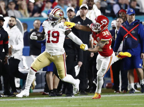 Imágenes del espectacular encuentro entre los Chiefs de Kansas City y los 49ers de San Francisco en el partido disputado en el Hard Rock Stadium de Miami.