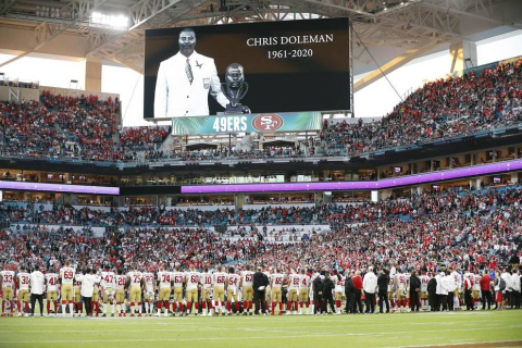 Imágenes del espectacular encuentro entre los Chiefs de Kansas City y los 49ers de San Francisco en el partido disputado en el Hard Rock Stadium de Miami.