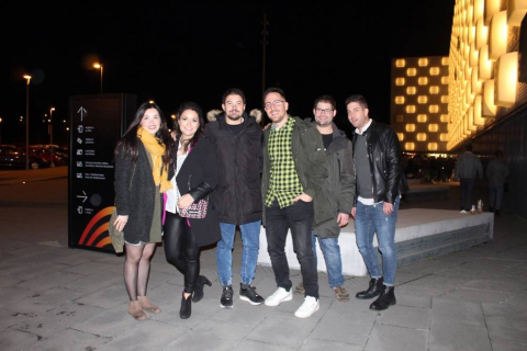 David Broncano, Quequé e Ignatius Farray han creado su propio género teatral, a caballo entre el programa de radio y los monólogos humorísticos. El 1 de febrero llegaron al Navarra Arena para disfrute de sus muchos seguidores.