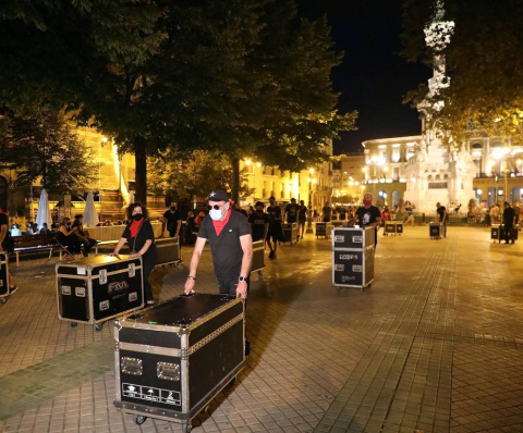Fotos De La Manifestacion De Los Trabajadores De Eventos En Pamplona Noticias De Dn Management En Diario De Navarra