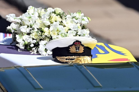Fotos del funeral del duqeud e Edimburgo, celebrado este sábado en la capilla de San Jorge