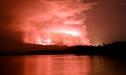 El Gobierno del Congo evacua la ciudad de Goma por erupción de un volcán
