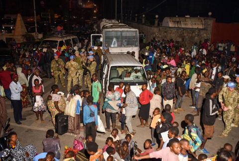 El Gobierno del Congo evacua la ciudad de Goma por erupción de un volcán