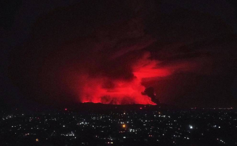 El Gobierno del Congo evacua la ciudad de Goma por erupción de un volcán