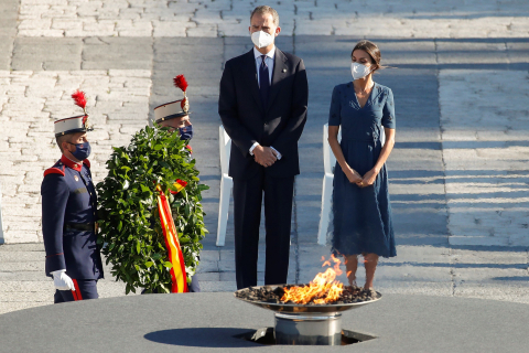 Fotos del homenaje a las víctimas del covid