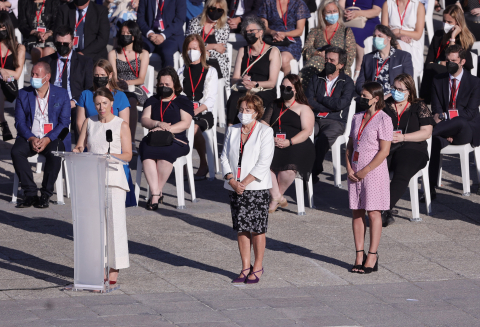 Fotos del homenaje a las víctimas del covid