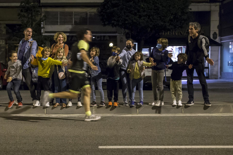 Disputa de la prueba por las calles de Pamplona