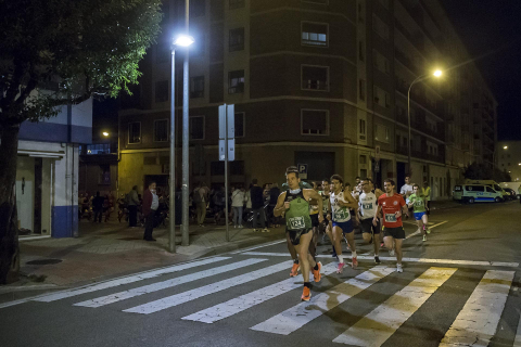 Disputa de la prueba por las calles de Pamplona