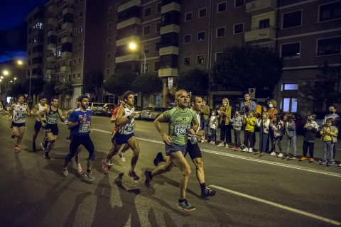 Disputa de la prueba por las calles de Pamplona