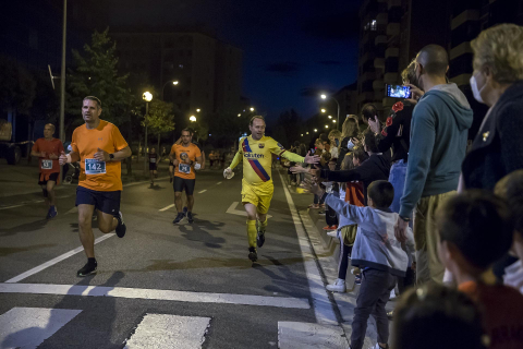 Disputa de la prueba por las calles de Pamplona