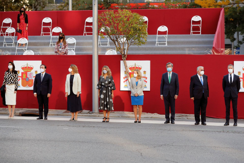 Desfile del Día de la Fiesta Nacional celebrado en el Paseo de la Castellana