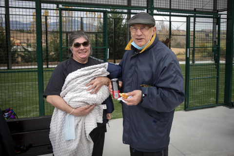 Imágenes de la inauguración de las instalaciones deportivas de Enériz