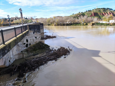 Peligro de ciegue en el puente de Tudela