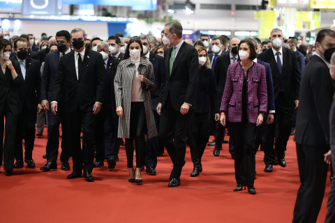 Los Reyes inauguran Fitur 2022