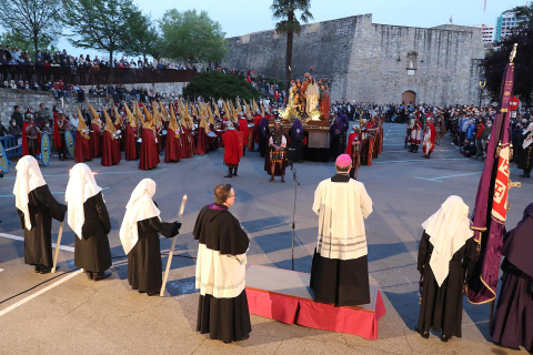 Procesión de Jueves Santo en Pamplona