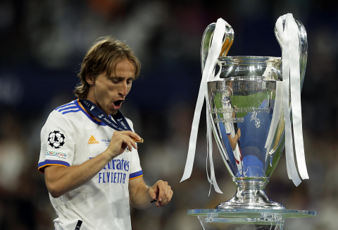 Fotos de la celebración del Real Madrid de su decimocuarta Copa de Europa.