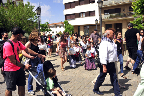 Celebración del 50 aniversario de la ikastola Garcés de los Fayos en Tafalla