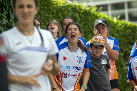 Participantes en el 51º Trofeo de Piragüismo Club Natación Pamplona