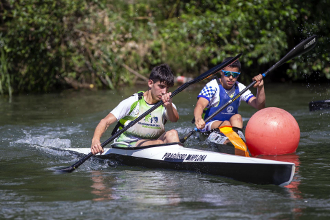 Participantes en el 51º Trofeo de Piragüismo Club Natación Pamplona