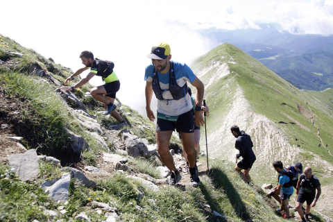 Participantes en la IX Irati Trail con subida al Orhi