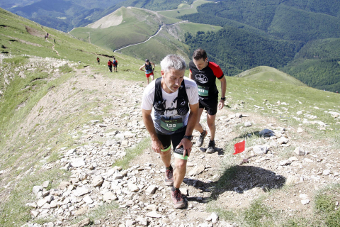 Participantes en la IX Irati Trail con subida al Orhi