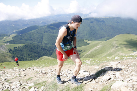 Participantes en la IX Irati Trail con subida al Orhi