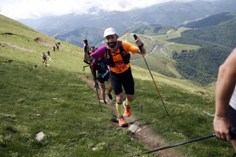 Participantes en la IX Irati Trail con subida al Orhi
