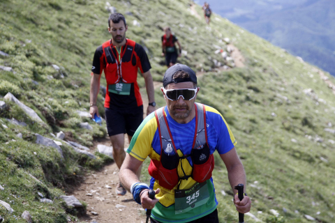 Participantes en la IX Irati Trail con subida al Orhi