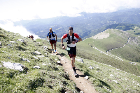 Participantes en la IX Irati Trail con subida al Orhi