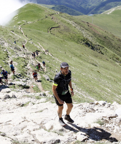 Participantes en la IX Irati Trail con subida al Orhi