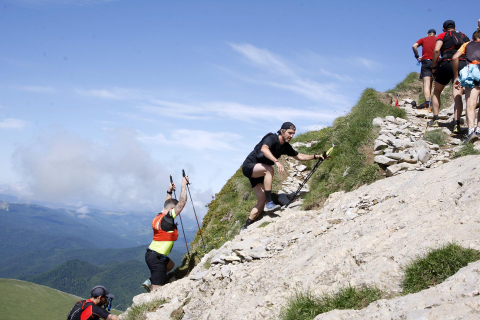 Participantes en la IX Irati Trail con subida al Orhi
