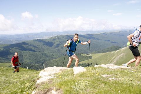 Participantes en la IX Irati Trail con subida al Orhi