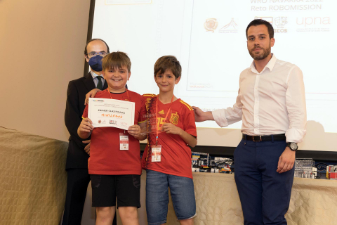 Fase regional de la Olimpiada robótica celebrada en la UPNA de Tudela