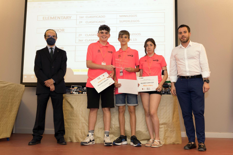 Fase regional de la Olimpiada robótica celebrada en la UPNA de Tudela