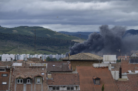 Incendio Burlada