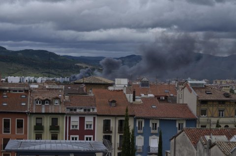 Incendio Burlada