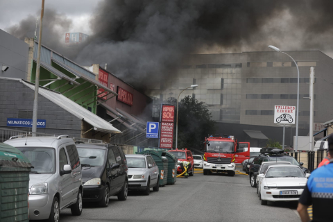 Incendio Burlada