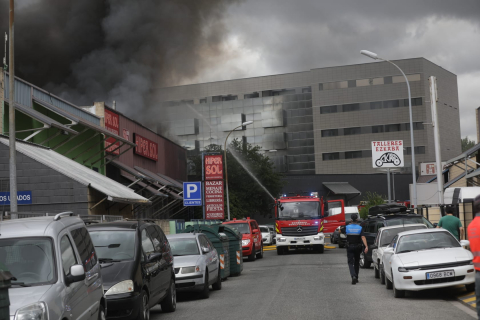 Incendio Burlada