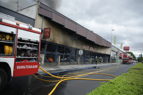 Incendio Burlada