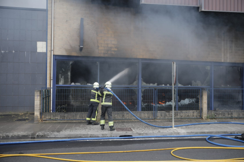 Incendio Burlada