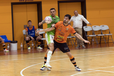 Partido de play off entre el Aspil y el Palma Futsal.