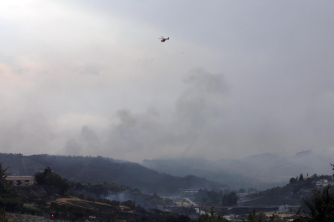 Fotos del incendio producido entre Obanos y Legarda.
