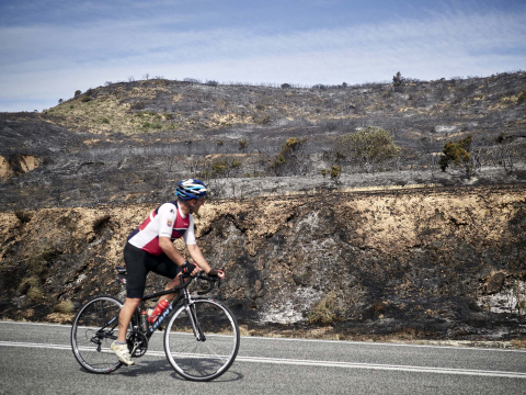 Fotos de los incendios en Navarra y sus efectos este martes.
