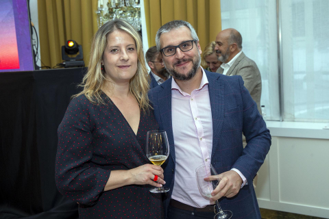 Asistentes a 'La Noche de las Empresas' organizada por BrandOK en el Hotel 3 Reyes de Pamplona