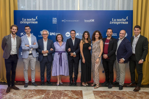 Asistentes a 'La Noche de las Empresas' organizada por BrandOK en el Hotel 3 Reyes de Pamplona