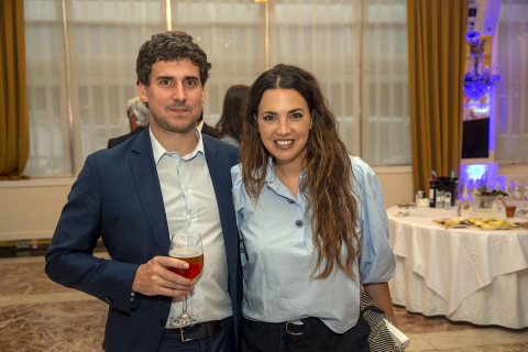 Asistentes a 'La Noche de las Empresas' organizada por BrandOK en el Hotel 3 Reyes de Pamplona