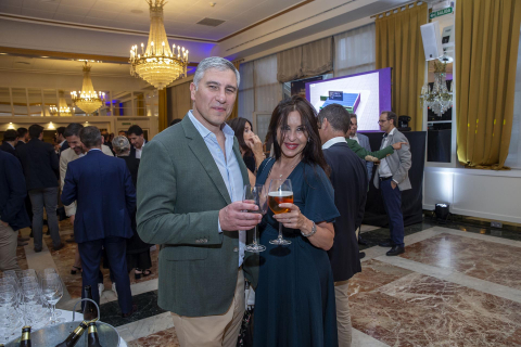 Asistentes a 'La Noche de las Empresas' organizada por BrandOK en el Hotel 3 Reyes de Pamplona