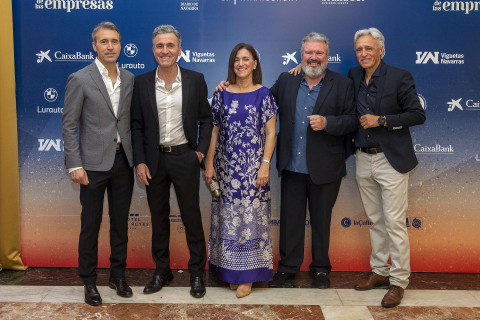 Asistentes a 'La Noche de las Empresas' organizada por BrandOK en el Hotel 3 Reyes de Pamplona