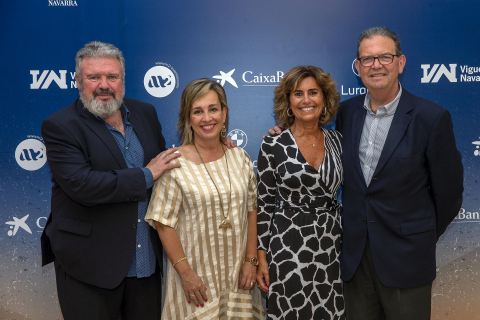 Asistentes a 'La Noche de las Empresas' organizada por BrandOK en el Hotel 3 Reyes de Pamplona